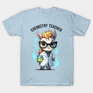 Unicorn Chemistry Teacher T-Shirt